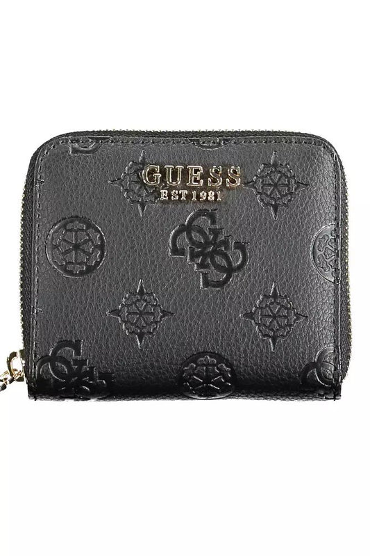 Guess Jeans Black Polyethylene Wallet