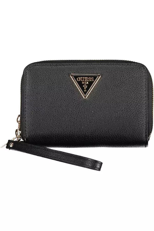 Guess Jeans Black Polyethylene Wallet