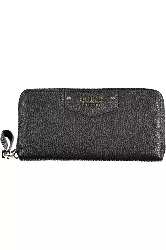 Guess Jeans Black Polyethylene Wallet