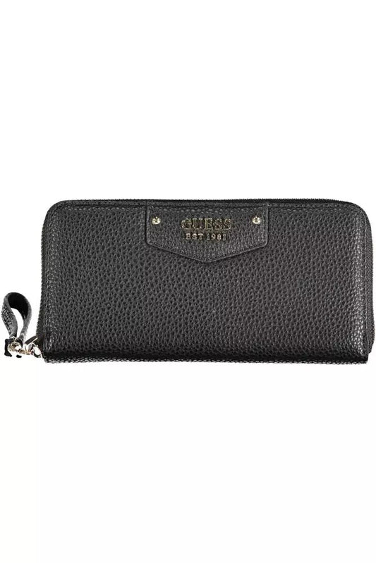 Guess Jeans Black Polyethylene Wallet