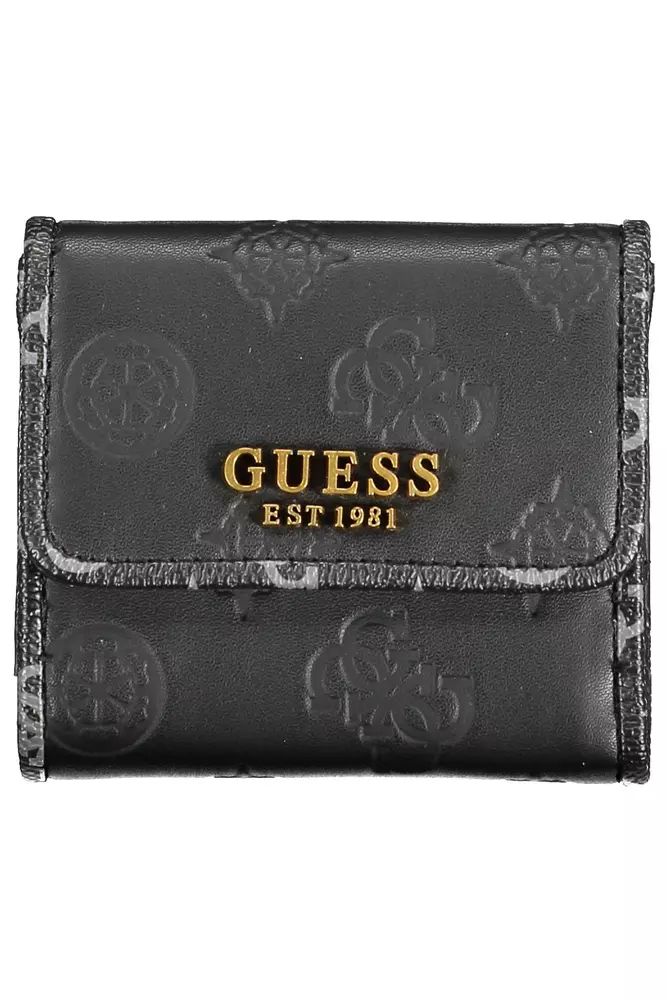 Guess Jeans Black Polyethylene Wallet