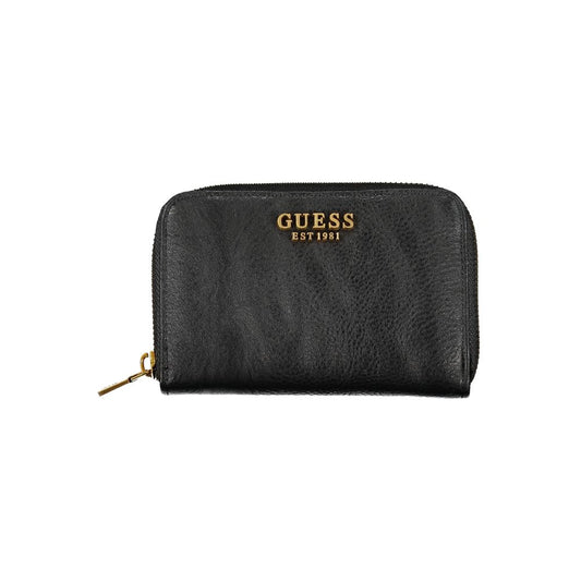 Guess Jeans Black Polyethylene Wallet