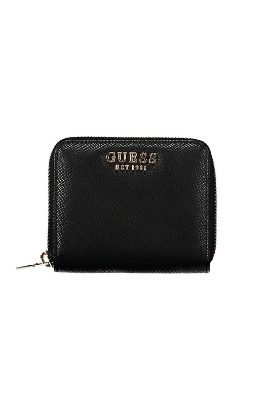 Guess Jeans Black Polyethylene Wallet