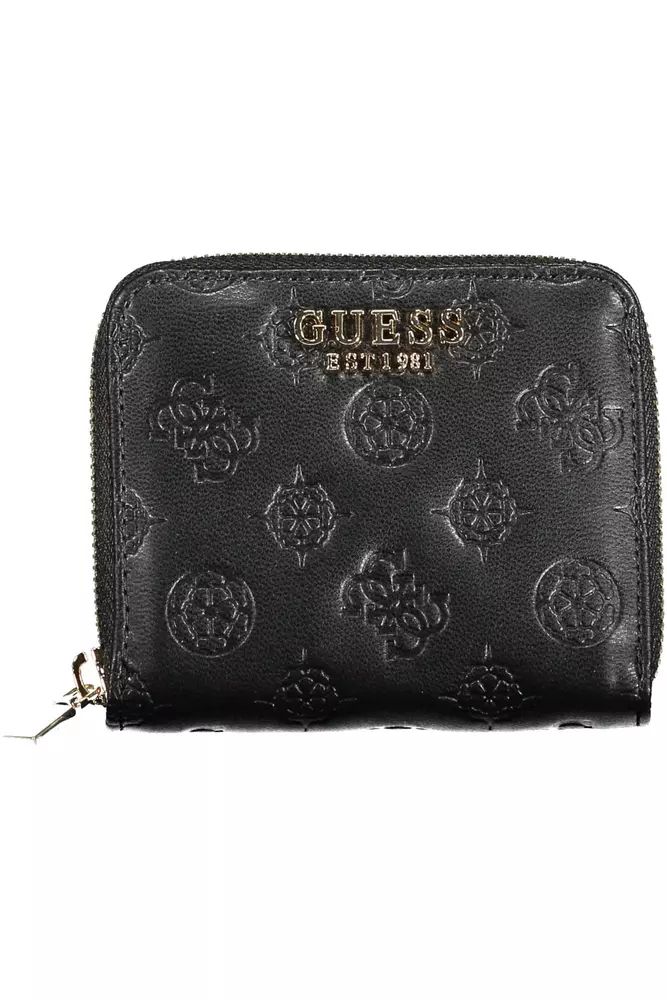 Guess Jeans Black Polyethylene Wallet