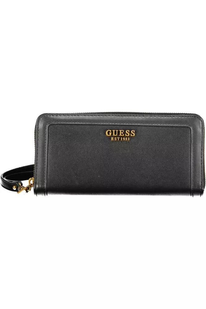 Guess Jeans Black Polyethylene Wallet