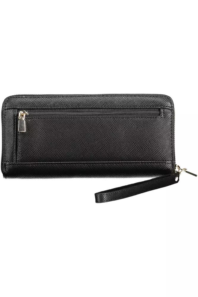 Guess Jeans Black Polyethylene Wallet