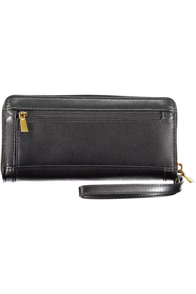 Guess Jeans Black Polyethylene Wallet