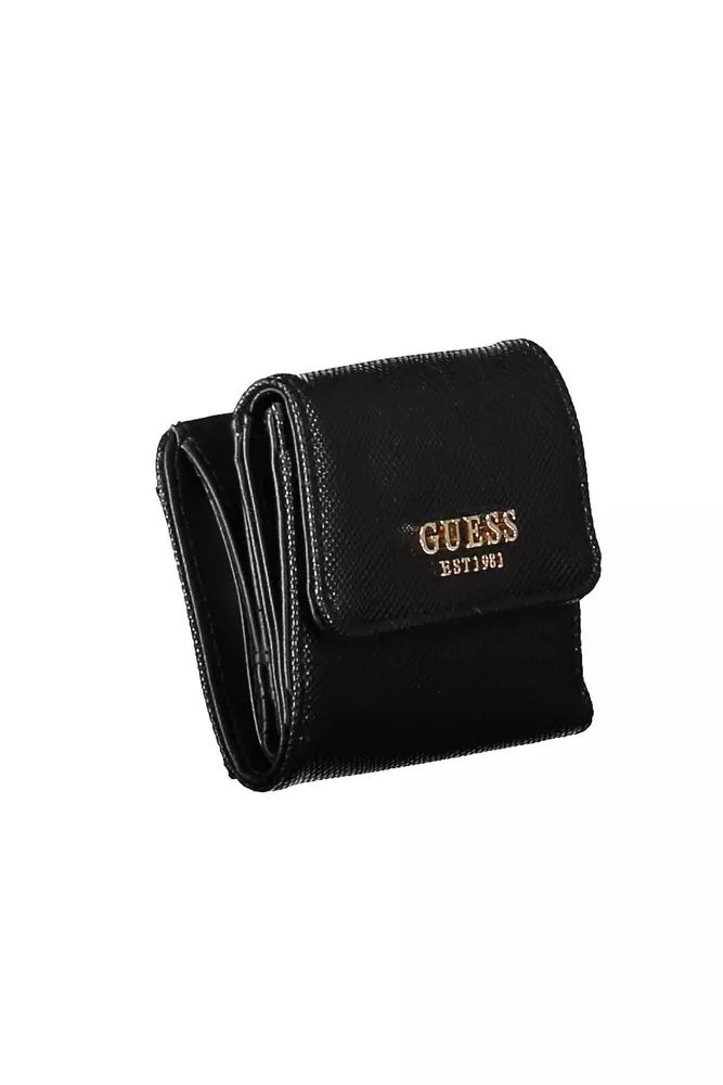 Guess Jeans Black Polyethylene Wallet