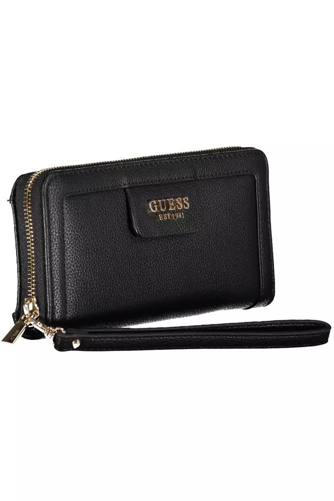 Guess Jeans Black Polyethylene Wallet