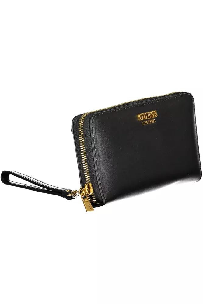 Guess Jeans Black Polyethylene Wallet