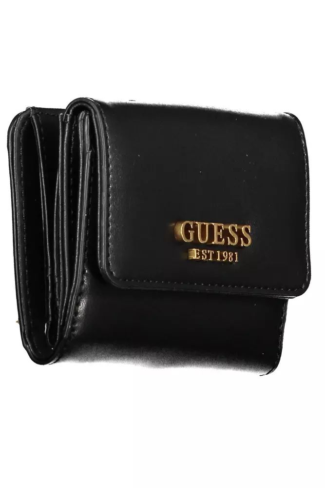 Guess Jeans Black Polyethylene Wallet