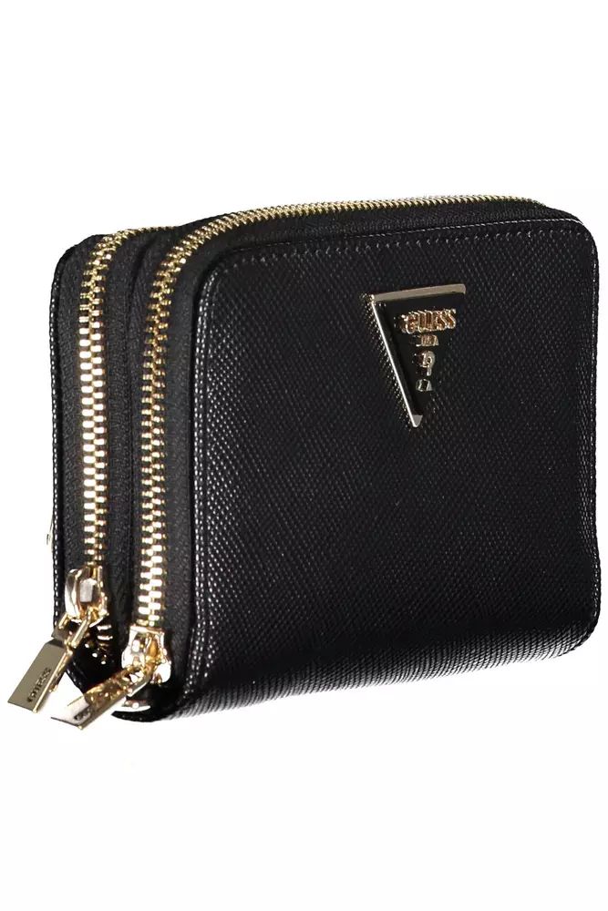 Guess Jeans Black Polyethylene Wallet