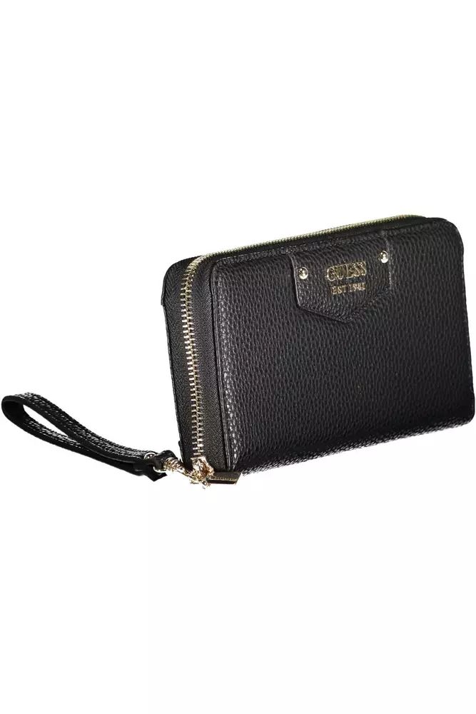 Guess Jeans Black Polyethylene Wallet