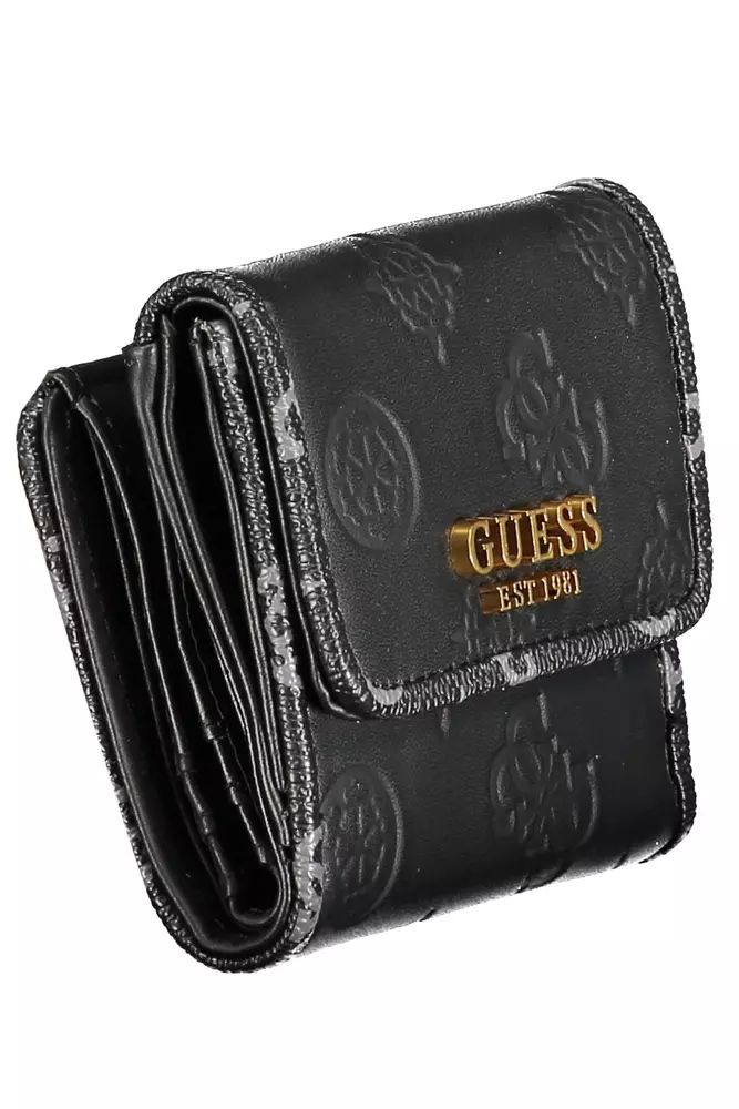 Guess Jeans Black Polyethylene Wallet