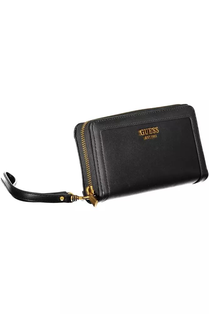 Guess Jeans Black Polyethylene Wallet