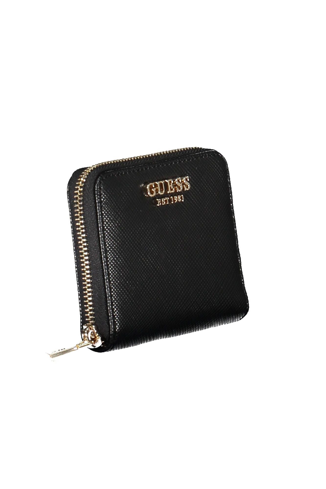 Guess Jeans Black Polyethylene Wallet