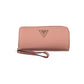 Guess Jeans Pink Polyethylene Wallet