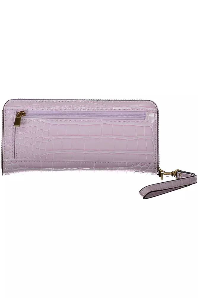 Guess Jeans Pink Polyethylene Wallet