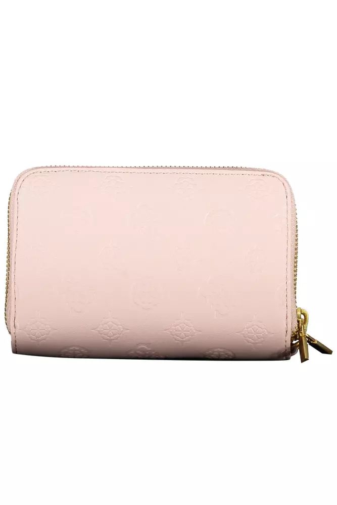 Guess Jeans Pink Polyethylene Wallet