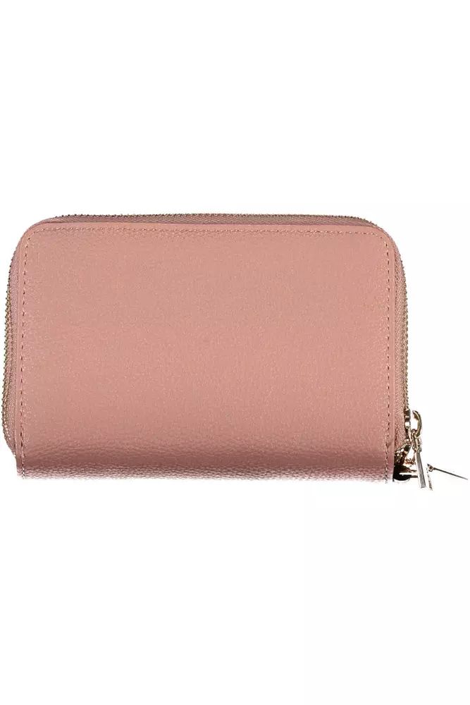 Guess Jeans Pink Polyethylene Wallet