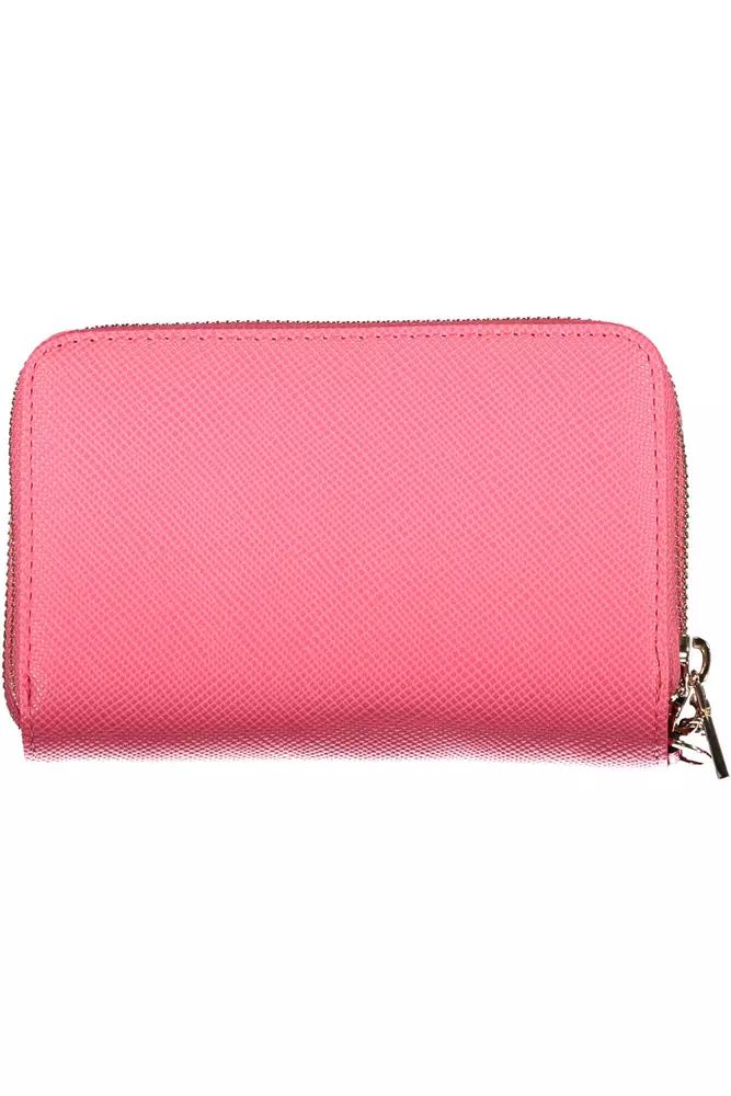 Guess Jeans Pink Polyethylene Wallet