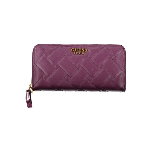 Guess Jeans Purple Polyethylene Wallet