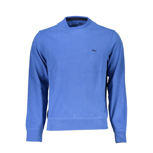 Harmont & Blaine Blue Cotton Sweater