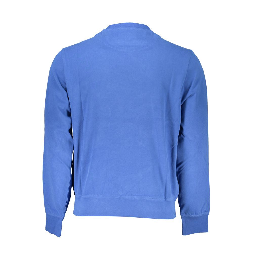 Harmont & Blaine Blue Cotton Sweater