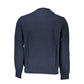 Harmont & Blaine Blue Cotton Sweater