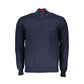 Harmont & Blaine Blue Cotton Sweater