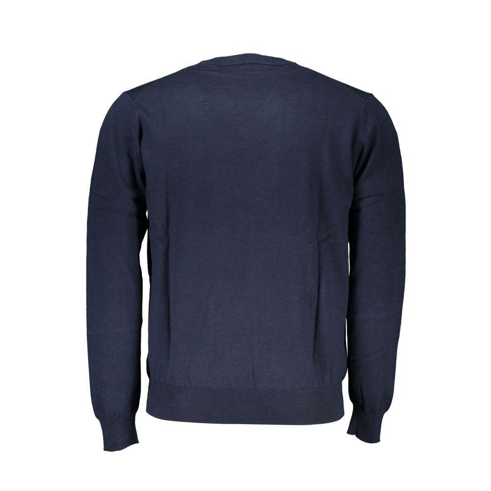 Harmont & Blaine Blue Cotton Sweater