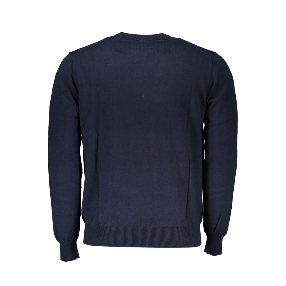 Harmont & Blaine Blue Cotton Sweater