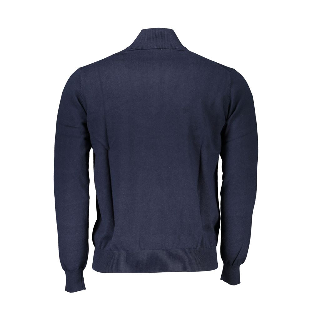 Harmont & Blaine Blue Cotton Sweater