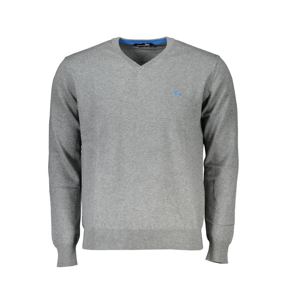 Harmont & Blaine Gray Cotton Sweater