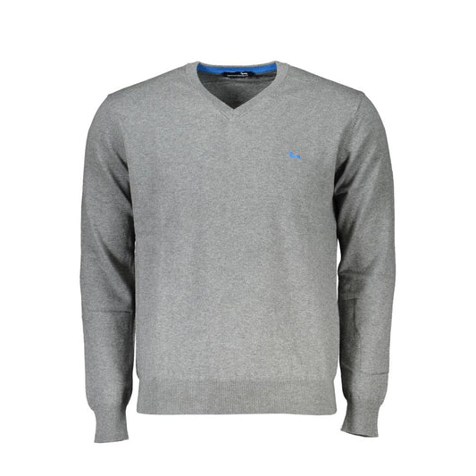 Harmont & Blaine Gray Cotton Sweater