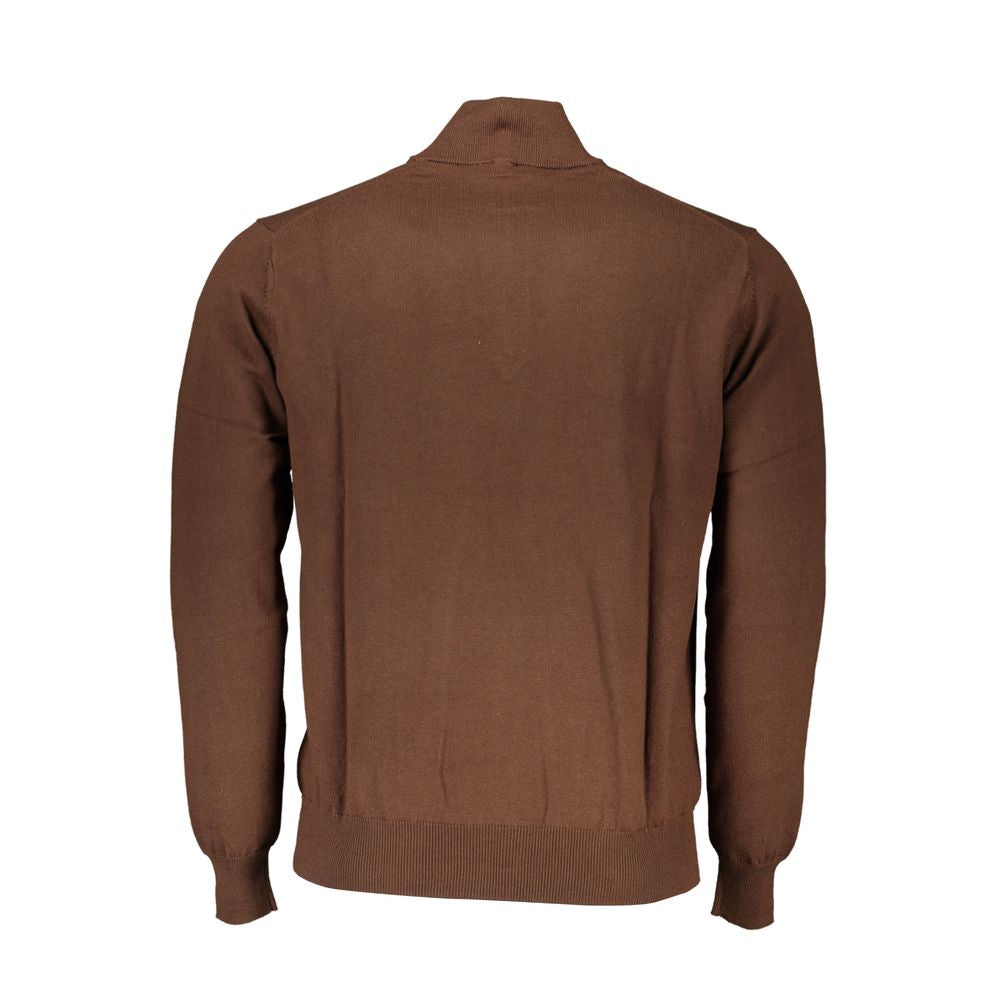 Harmont & Blaine Brown Cotton Sweater