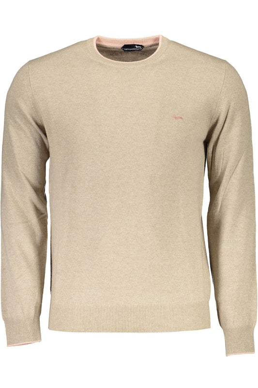 Harmont & Blaine Beige Wool Sweater