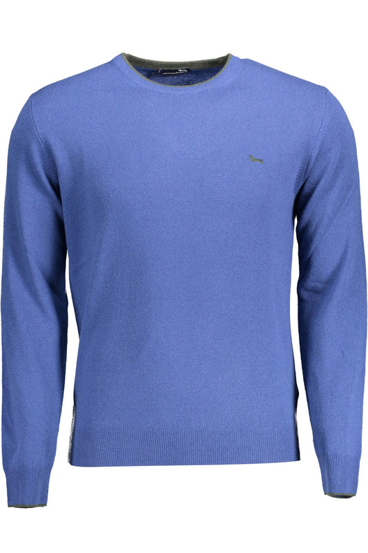 Harmont & Blaine Blue Wool Sweater