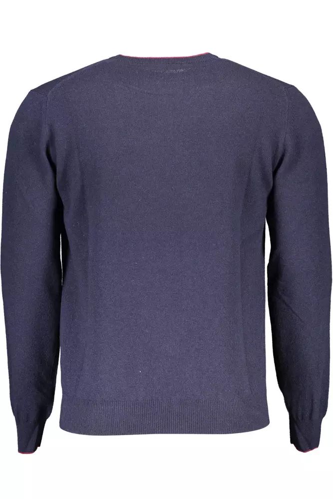 Harmont & Blaine Blue Wool Sweater