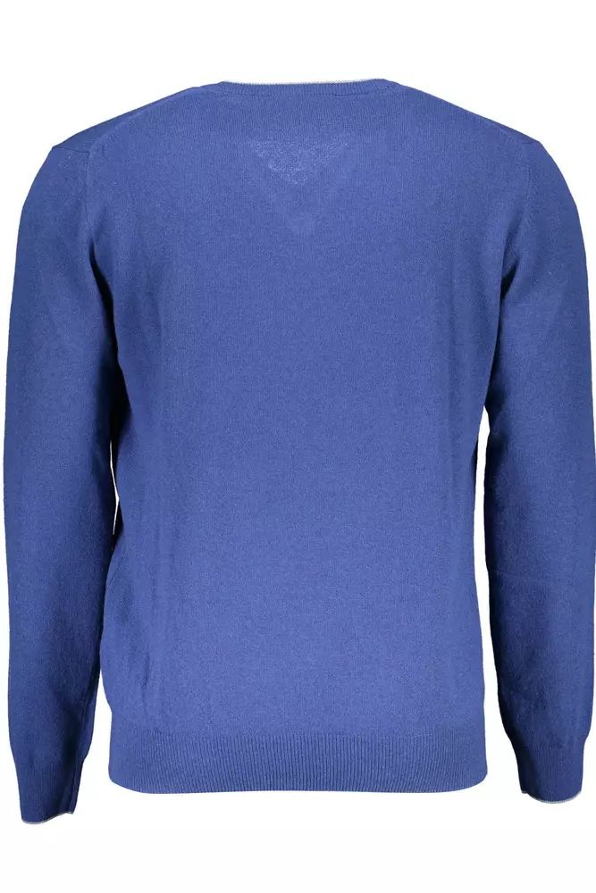 Harmont & Blaine Blue Wool Sweater