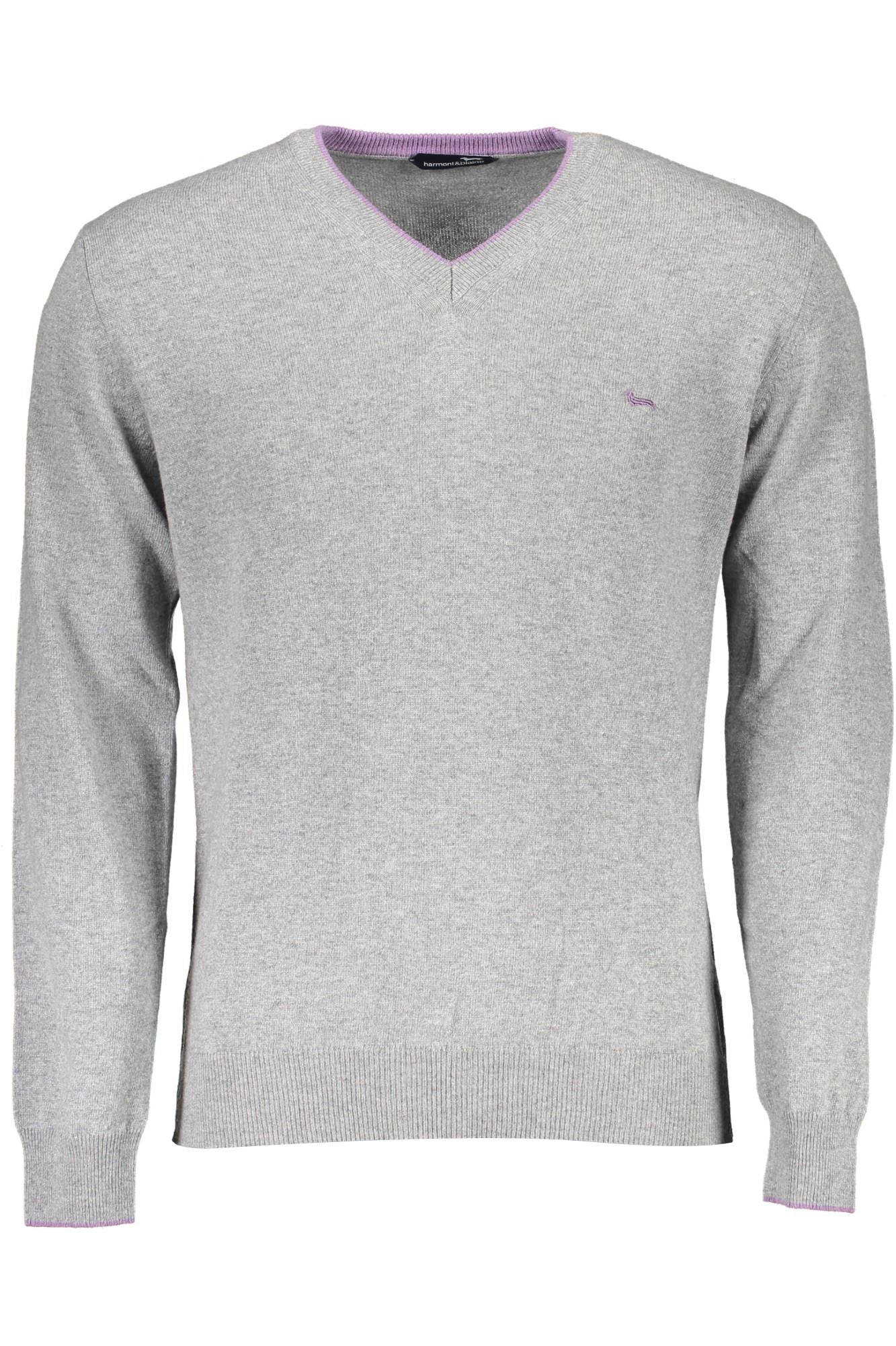 Harmont & Blaine Gray Wool Sweater