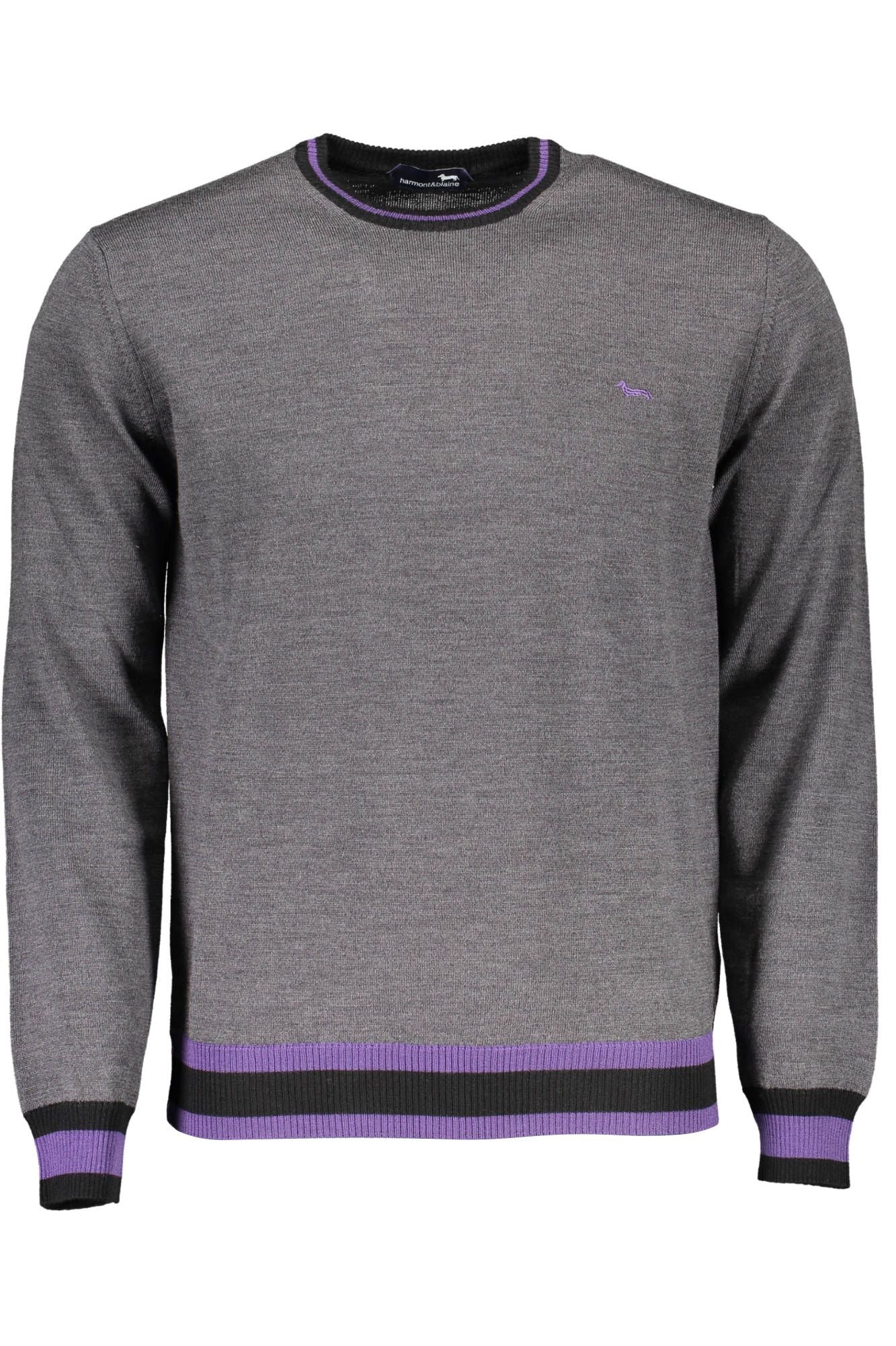 Harmont & Blaine Gray Wool Sweater