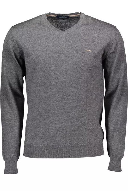 Harmont & Blaine Gray Wool Sweater