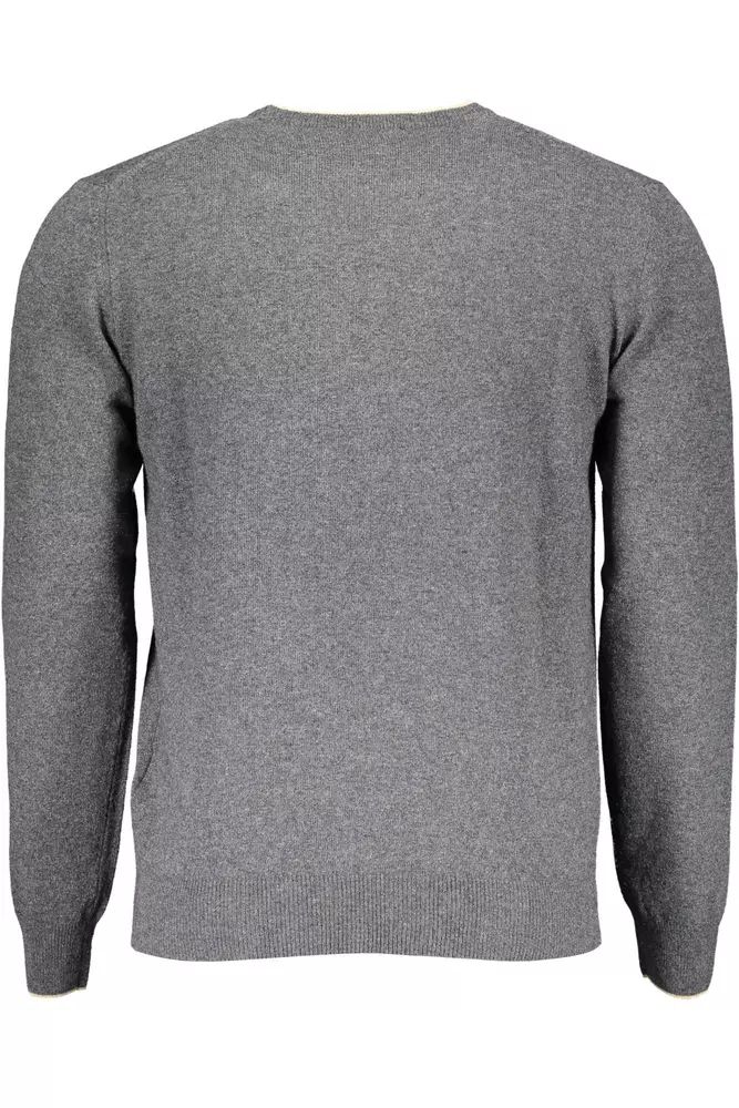 Harmont & Blaine Gray Wool Sweater