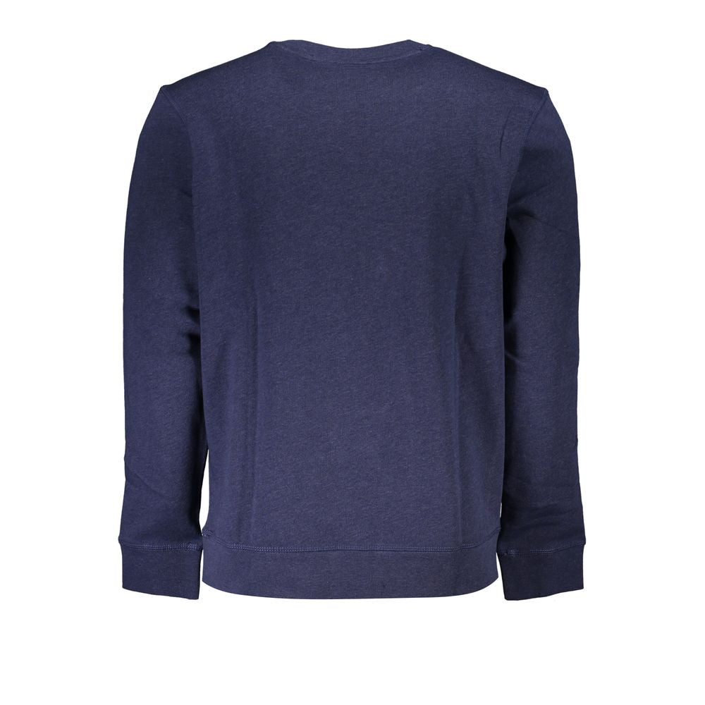 Hugo Boss Blue Cotton Sweater