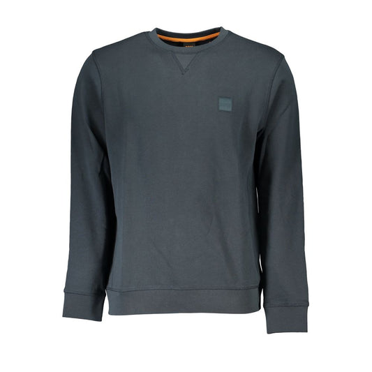 Hugo Boss Green Cotton Sweater