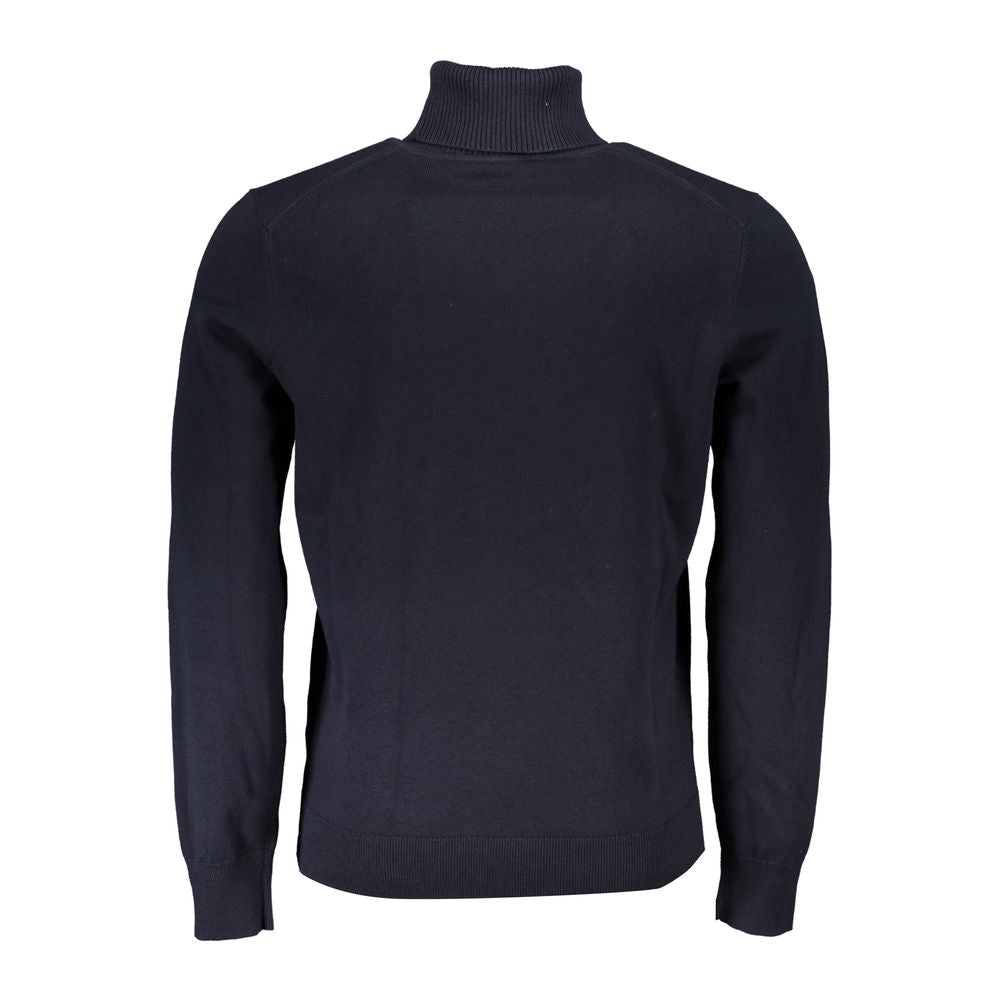 Hugo Boss Blue Cotton Sweater