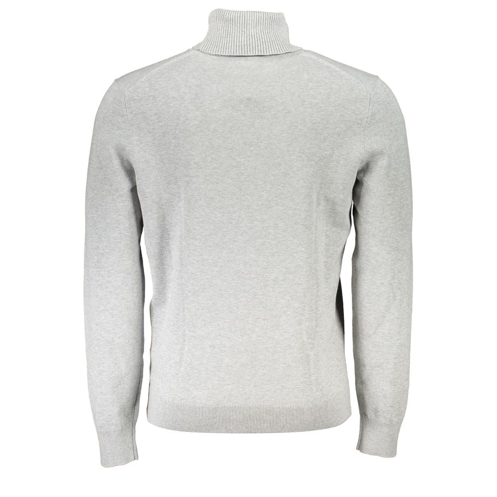 Hugo Boss Gray Cotton Sweater