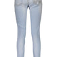 Just Cavalli Light Blue Cotton Jeans & Pant