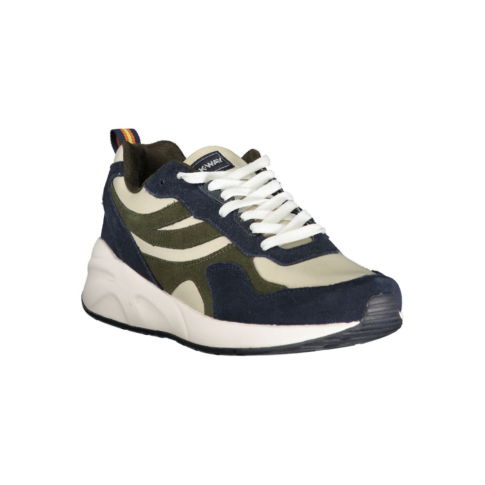 K-WAY Blue Nylon Sneaker